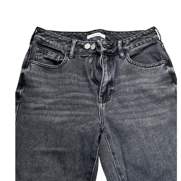 PacSun Mom Jeans Women 26 Washed Black Excellent High Rise Relaxed Fit Denim - Picture 3 of 10